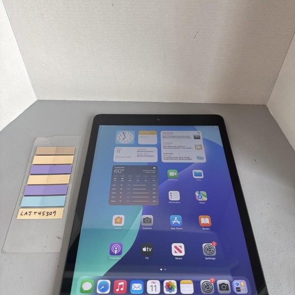 Apple iPad (9th Gen) - Wi-Fi, 256 GB, Gray, A2602