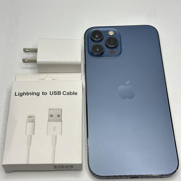 Apple iPhone 12 Pro Max - Unlocked, 256 GB, Pacific Blue, A2342