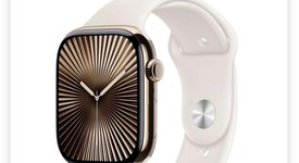 New
													Apple Watch Series 10 46mm - Unlocked, Gold, A3003 - Cellular, Titanium, photo 3 of 5