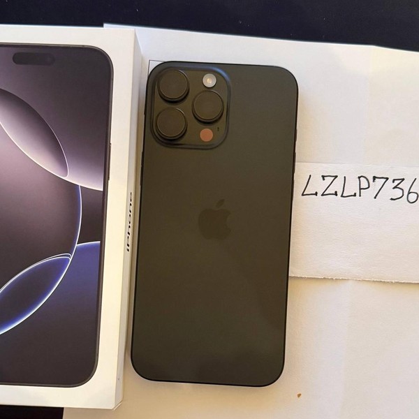 Apple iPhone 16 Pro Max - Unlocked, 512 GB, Black, A3084