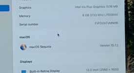 Good
													MacBook Air 2020 - 13" - I3, Gold, 256 GB, 8 GB, photo 4 of 10