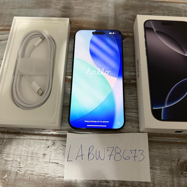 Apple iPhone 16 Pro Max - Unlocked, 256 GB, Black, A3084