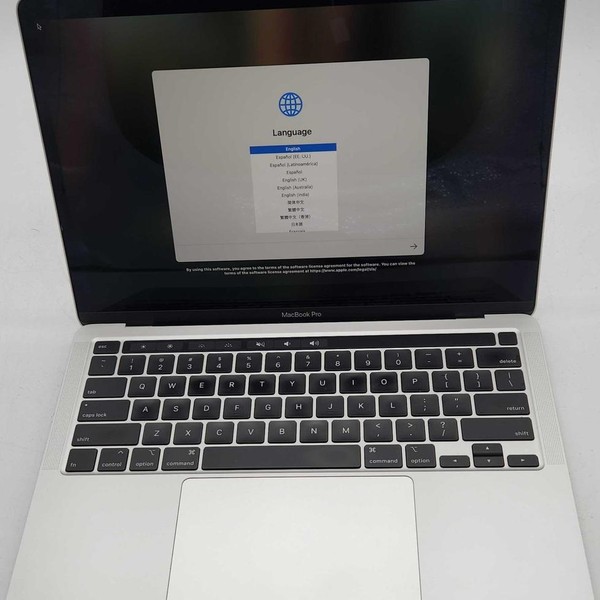 MacBook Pro 2020 - 13 inch - 1 TB, Silver, 16 GB, Intel Core i7