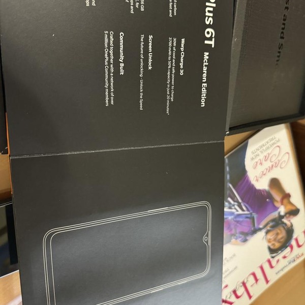OnePlus 6T - Unlocked, 256 GB, Gloss Black, 10 GB, A6013, McLaren Edition