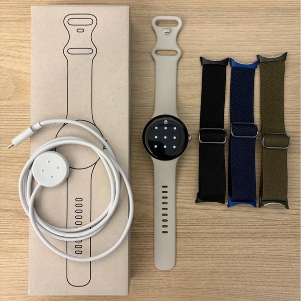 Google Pixel Watch 3 - Unlocked, Silver, 41mm, LTE