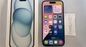 Good
													Apple iPhone 15 - Unlocked, Blue, 128 GB, A2846, photo 1 of 9