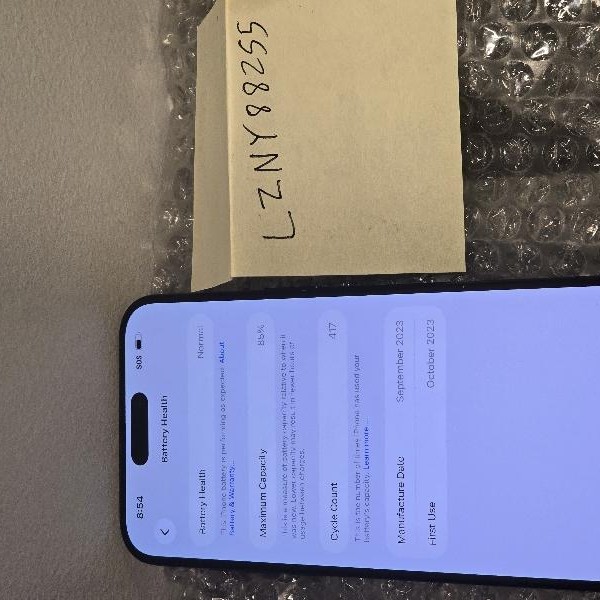 Apple iPhone 15 Pro Max - Unlocked, Black, 256 GB, A2849