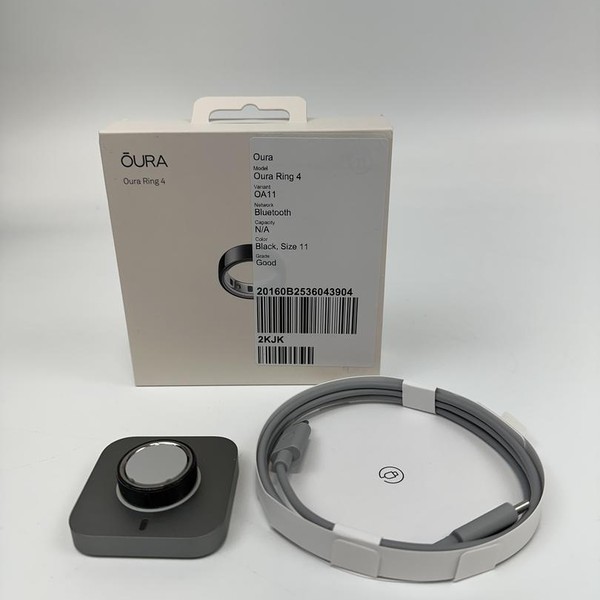 Oura Ring Gen 4 - Black, Size 11