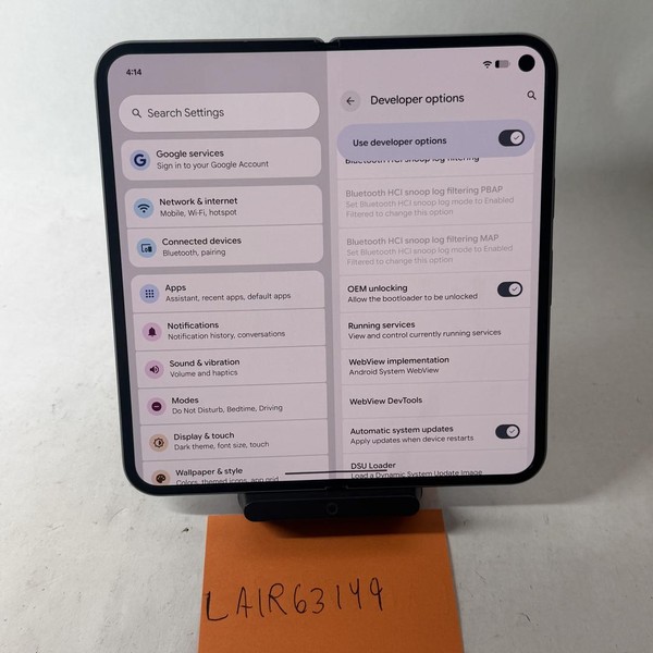 Google Pixel 10 Pro Fold - Unlocked, 256 GB, Moonstone, GU0NP