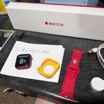 Fair Apple Watch Series 7 45mm - AT&T, Red, A2477 - Cellular, Aluminum