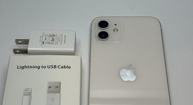 Good
													Apple iPhone 12 - Unlocked, White, 128 GB, A2172, photo 4 of 5