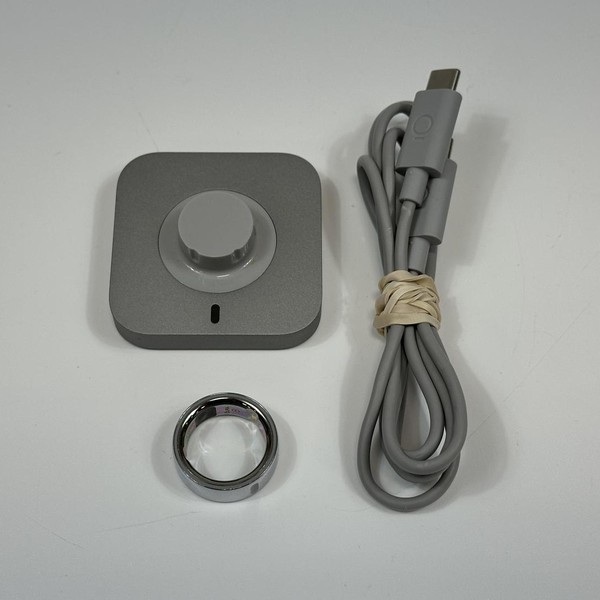 Oura Ring Gen 4 - Silver, Size 8