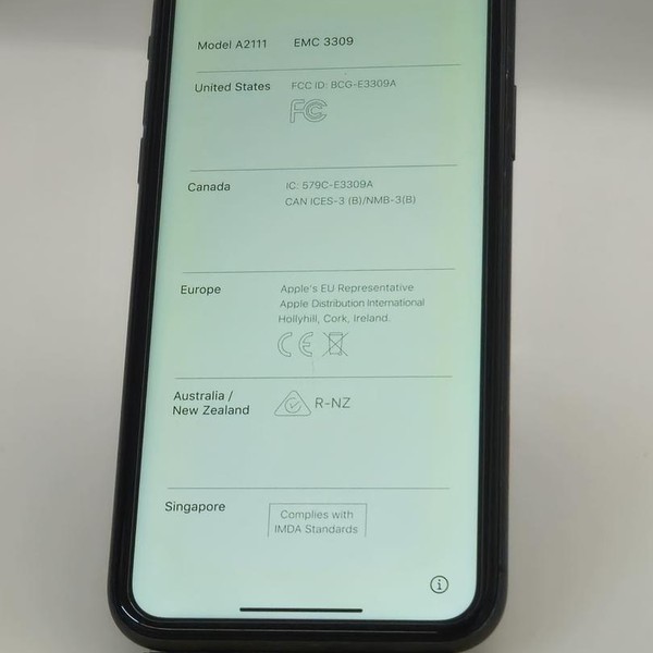 Apple iPhone 11 - AT&T, Black, 64 GB, A2111