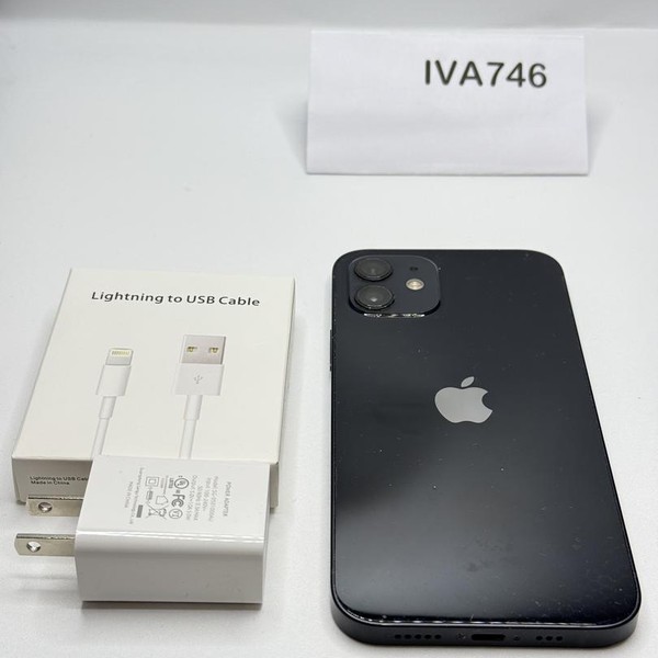 Apple iPhone 12 - Unlocked, 128 GB, Black, A2172