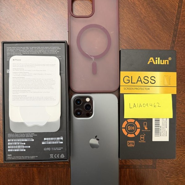 Apple iPhone 12 Pro Max - Unlocked, 128 GB, Graphite, A2342