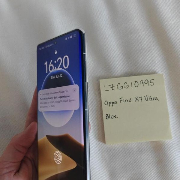Oppo Find X7 Ultra - Unlocked Non-US, 256 GB, Blue, 16 GB
