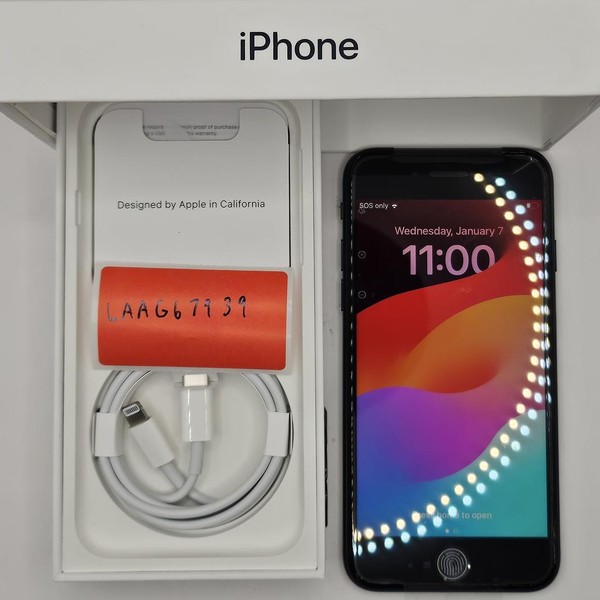 Apple iPhone SE 3rd Gen 2022 - Unlocked, 64 GB, Midnight, A2595