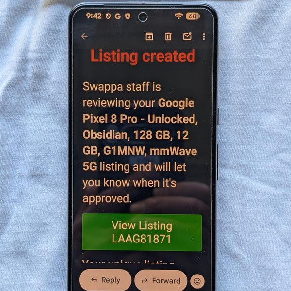 Google Pixel 8 Pro - T-Mobile, 128 GB, Obsidian, 12 GB, G1MNW, mmWave 5G