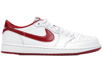 Jordan 1 Retro Low White Varsity Red for sale