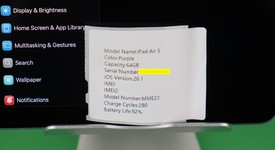 Good
													Apple iPad Air 5th Gen - Wi-Fi, Purple, 64 GB, A2588, photo 4 of 16