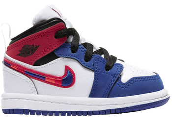 Jordan 1 Mid SE Rush Blue University Red (TD) for sale