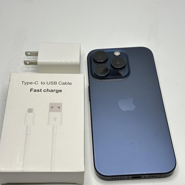 Apple iPhone 15 Pro - Unlocked, 512 GB, Blue, A2848