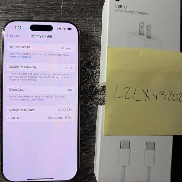 Apple iPhone 16 Pro - Unlocked, 1 TB, Desert, A3083