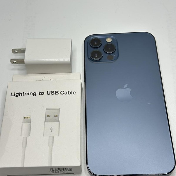 Apple iPhone 12 Pro - Unlocked, 256 GB, Pacific Blue, A2341