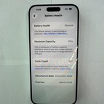 Mint Apple iPhone 15 Pro Max - Unlocked, 256 GB, White, A2849