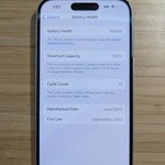 Mint Apple iPhone 15 - AT&T, 128 GB, Blue, A2846