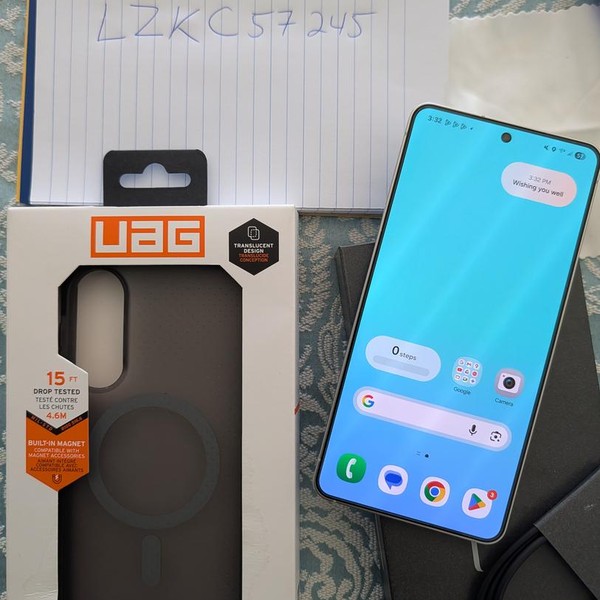 Samsung Galaxy S25 Edge - Unlocked, 256 GB, Icy Blue, 12 GB, SM-S937U1