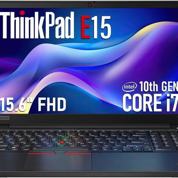 Lenovo ThinkPad E15 (Gen 1) - 512 GB, Black, 16 GB, Intel Core i7