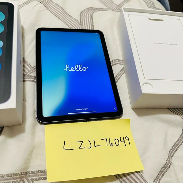 Apple iPad Mini (6th Gen) - Wi-Fi, 64 GB, Gray, A2567