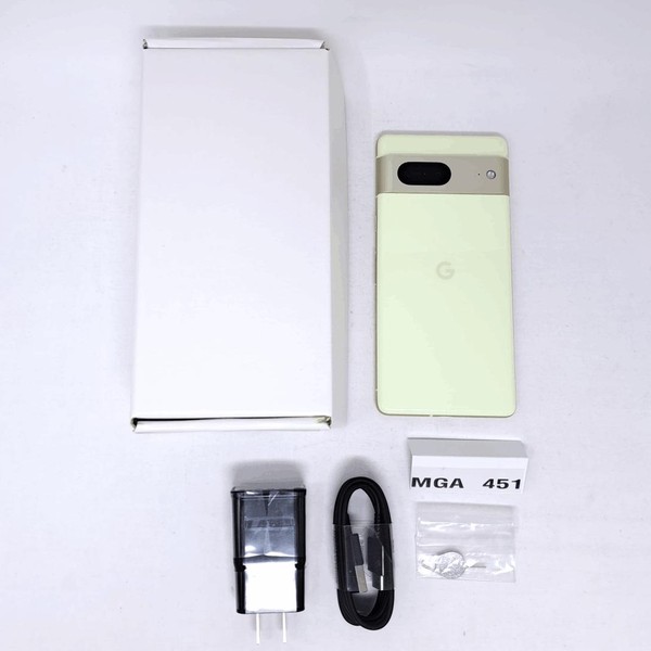 Google Pixel 7 - Unlocked, 128 GB, Lemongrass, 8 GB, GVU6C, Sub-6 5G