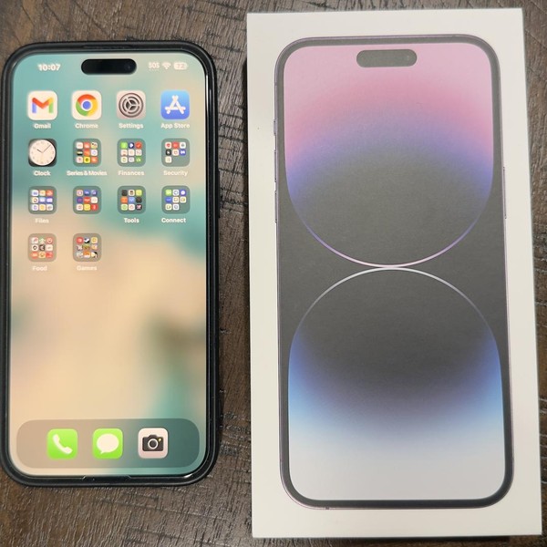 Apple iPhone 14 Pro Max - Unlocked, 256 GB, Purple, A2651