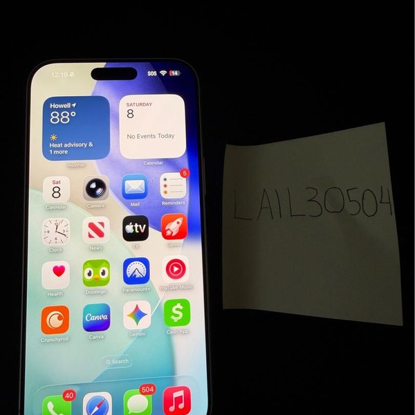 Apple iPhone 17 Pro Max - Unlocked, 1 TB, Silver, A3257