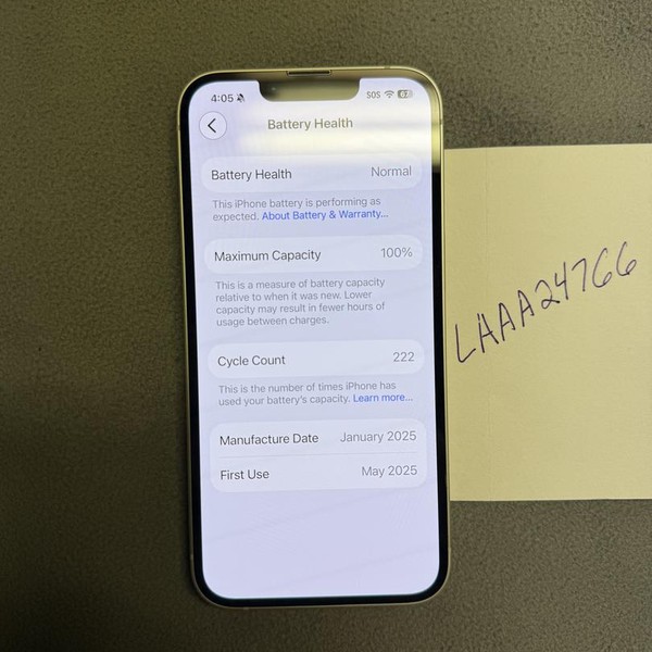 Apple iPhone 16e - Unlocked, 256 GB, White, A3212