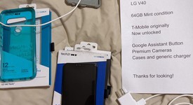 Good
													LG V40 ThinQ - T-Mobile, Black, LM-V405TA, photo 1 of 14