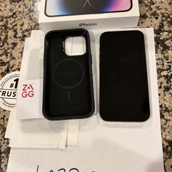 Apple iPhone 14 Pro - Unlocked, 128 GB, Purple, A2650