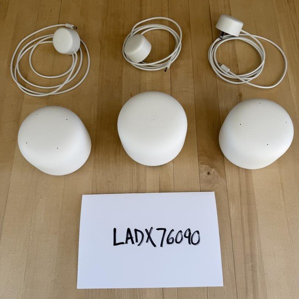 Google Nest WiFi Mesh Router - Snow, 3-Pack