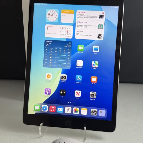 Apple iPad 9th Gen - Wi-Fi, 256 GB, Silver, A2602