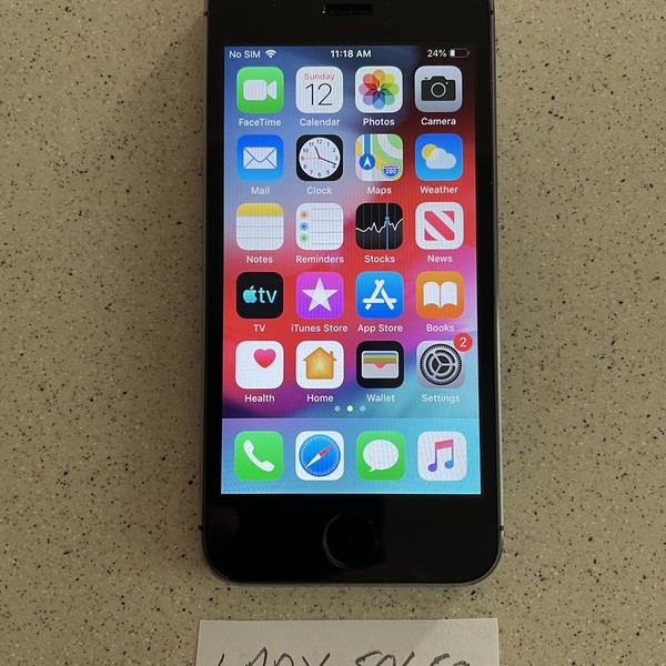 Apple iPhone 5S - Unlocked, 16 GB, Gray, A1533