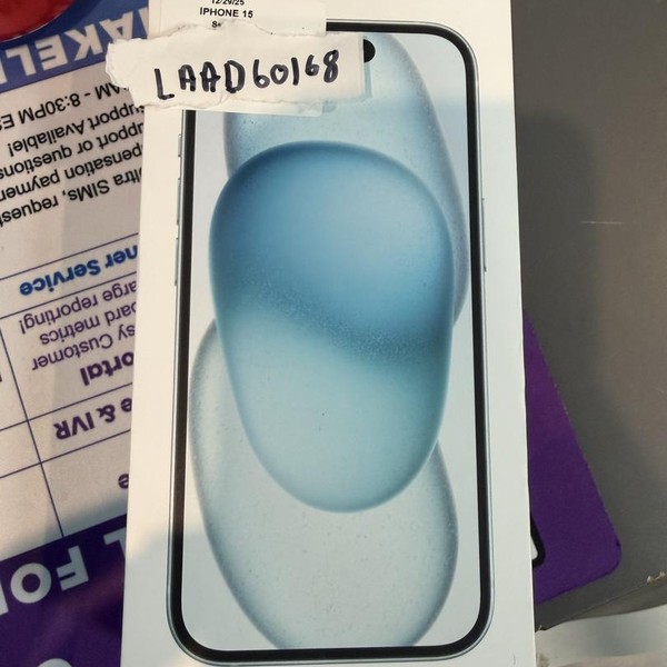 Apple iPhone 15 - Unlocked, 128 GB, Blue, A2846