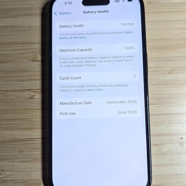 Apple iPhone 16 - Unlocked, 128 GB, Black, A3081