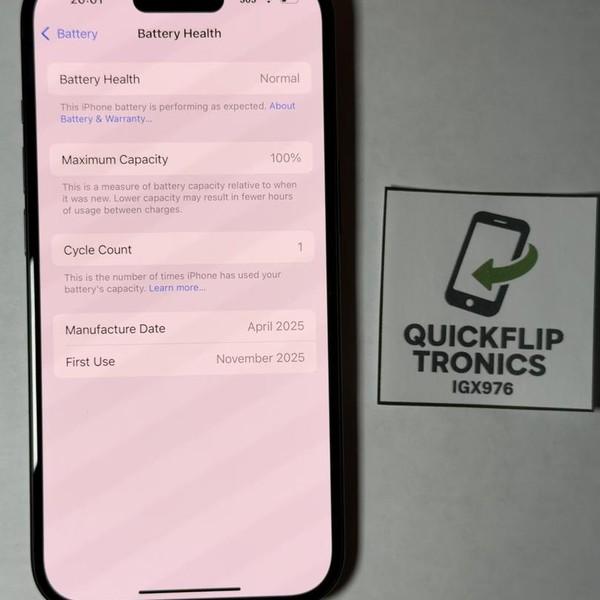 Apple iPhone 15 - Verizon, 128 GB, Black, A2846