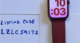 Good
													Apple Watch Series 7 45mm - Unlocked, Red, A2477 - Cellular, Aluminum, photo 1 of 7