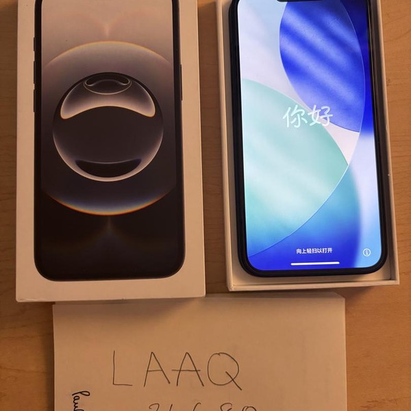 Apple iPhone 16e - Verizon, 128 GB, Black, A3212