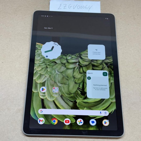 Google Pixel Tablet 11 inch - Wi-Fi, 128 GB, Hazel, 8 GB, NO Dock