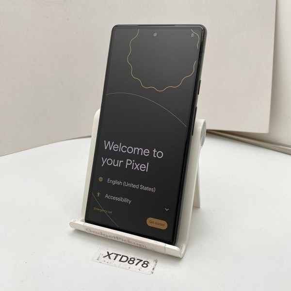Google Pixel 6a - Unlocked, 128 GB, Charcoal, 6 GB, GX7AS