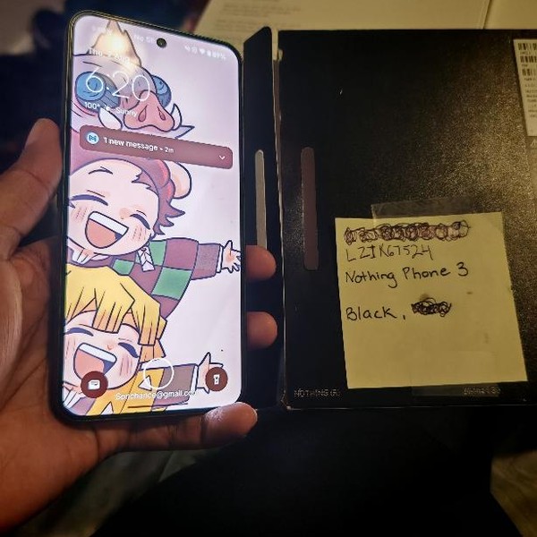 Nothing Phone (3) - Unlocked Non-US, Black, 512 GB, 16 GB